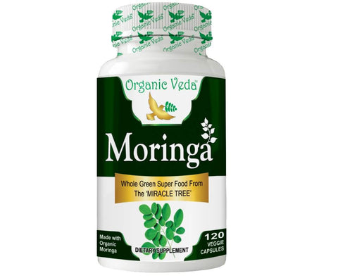 Organic Moringa Capsules (120 capsules)